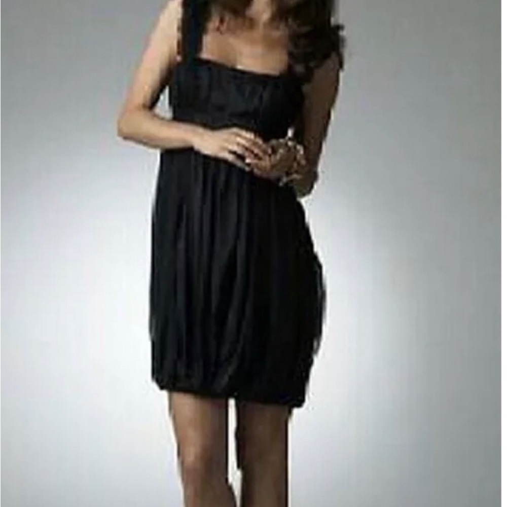 Vintage Diane Von Furstenberg Black Mini Dress